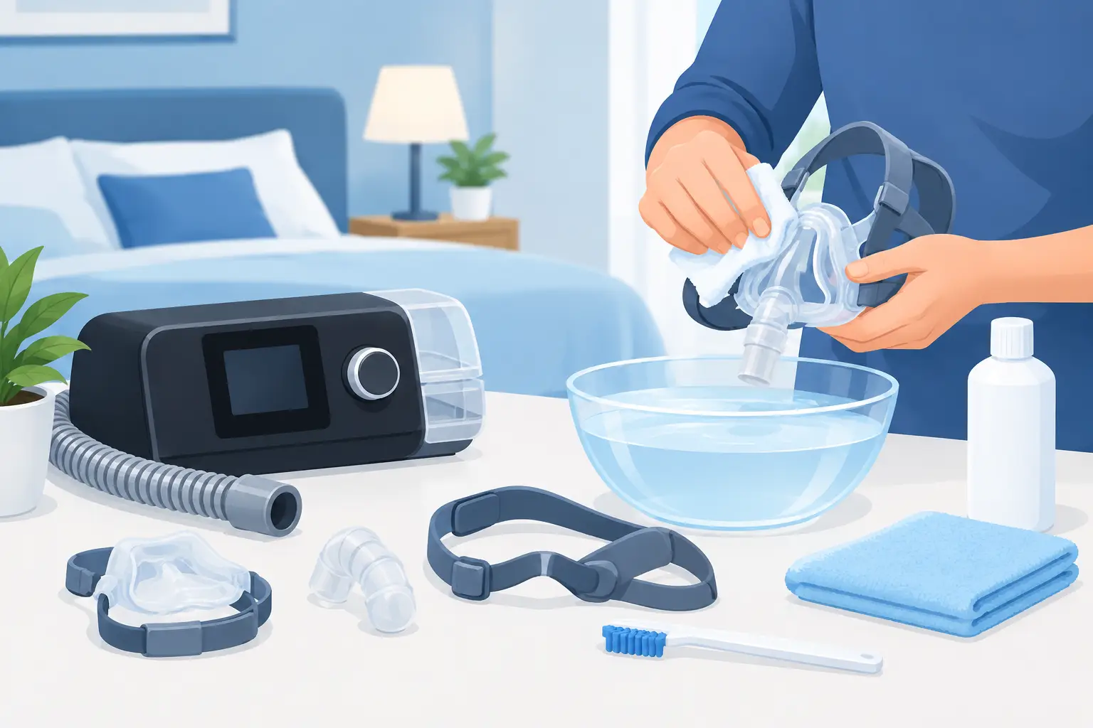 CPAP Cleaning Instructions for Better Sleep